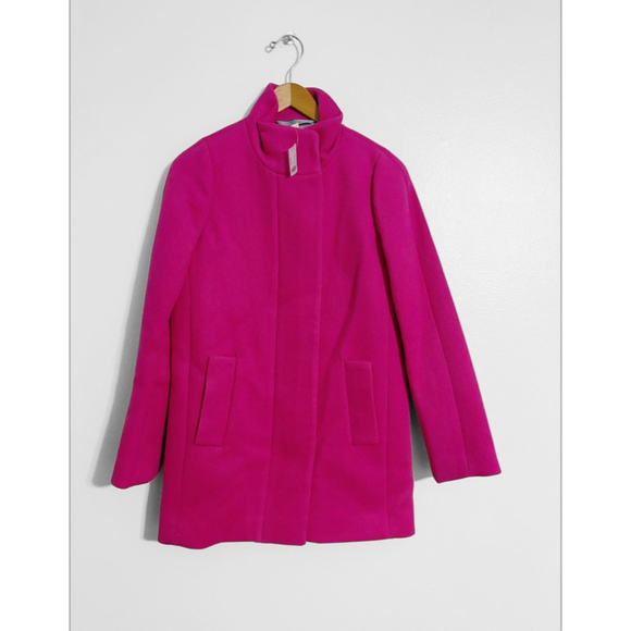 J. Crew New! Italian Boiled Wool Blend Coat - Picture 5 of 6